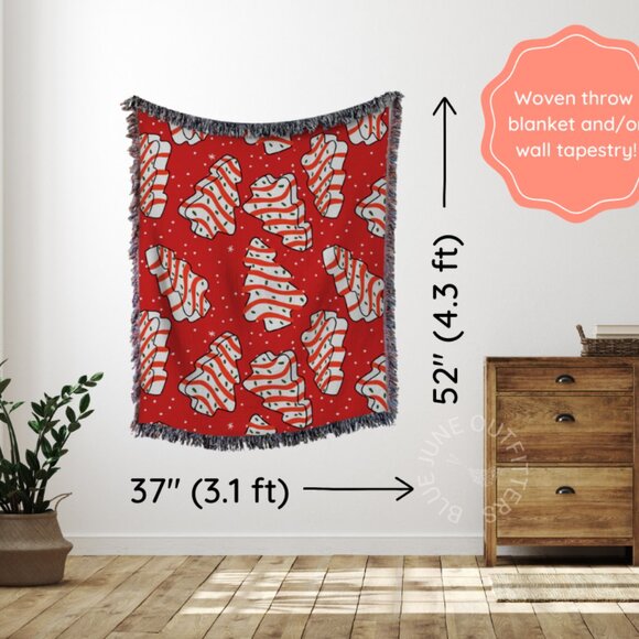 Little Debbie Christmas Tree Cakes Throw Blanket - Picture 4 of 4